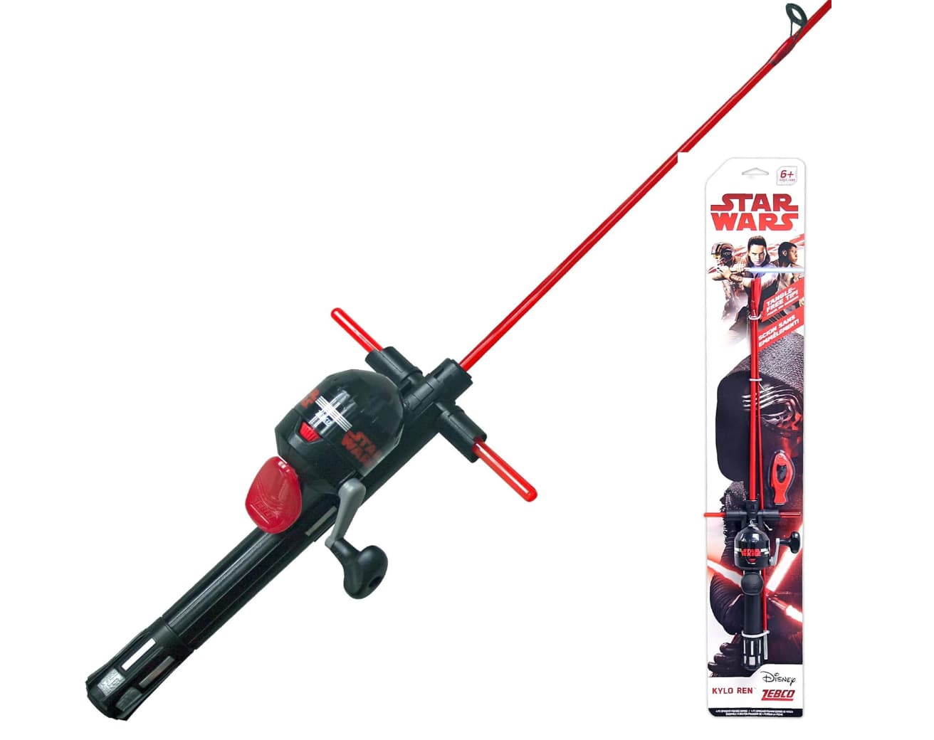 Zebco Star Wars Spincast Reel and Fishing Rod Combo